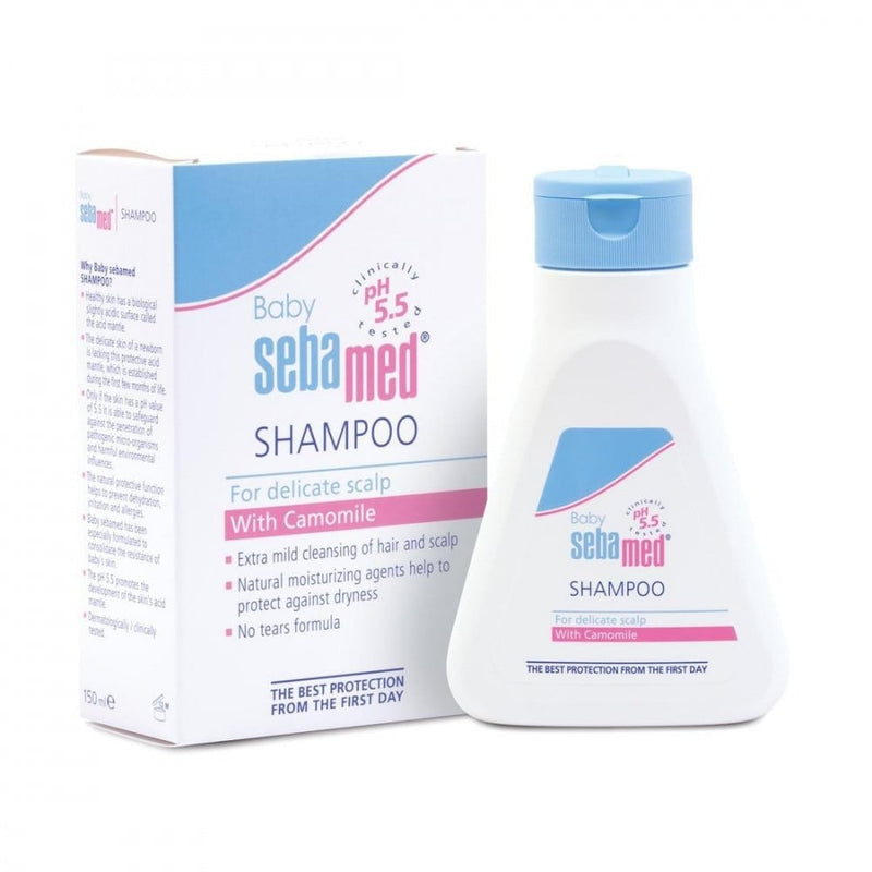 Sebamed Baby Shampoo, Soap-Free, Fragrance-Free, Sensitive Skin, 250ml