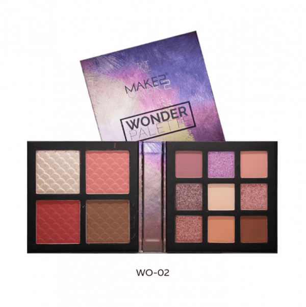 Make Over 22 Wonder Face and Eye Contour Kit WO-02 Shimmer Finish