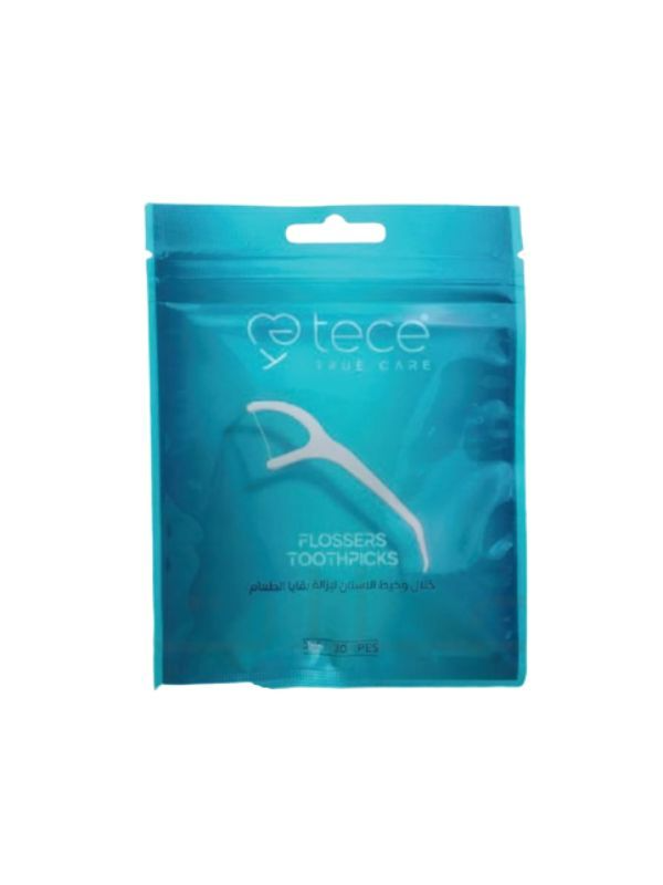 Tece Dental Flossers with Picks - 30 Sticks