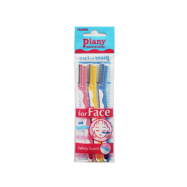 Safety Razor Blades for Shaving Face Precision Stainless Steel Bayani 3 Pieces