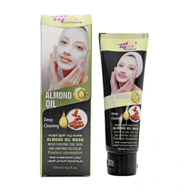 Max Elegance Face Mask, Almond Oil Extract Hydrating Firming