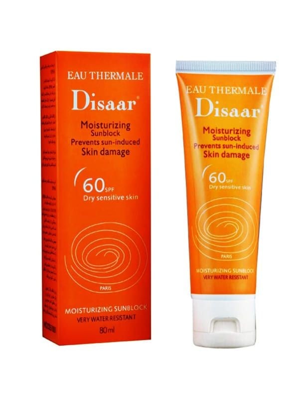Disaar Moisturizing Sunscreen SPF 60, 80ml