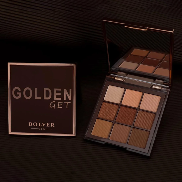Bolver Golden Gate Eyeshadow Palette E09 Multi-Color Matte and Shimmer