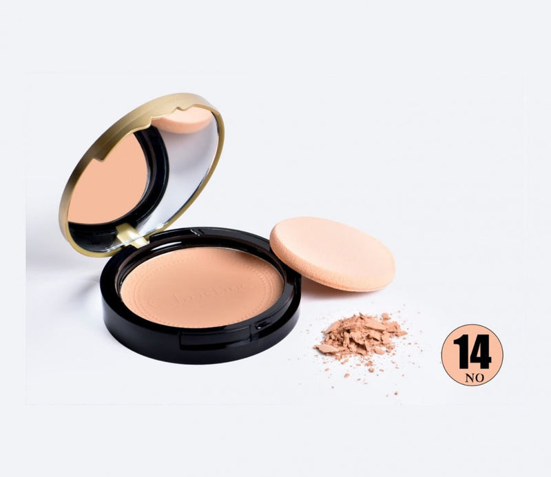 Face Powder Beige Coverage Fine Line Concealing Radiant Finish Christine 12g