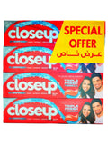 Closeup Red Hot Toothpaste Fresh Breath Whitening 4 x 75ml
