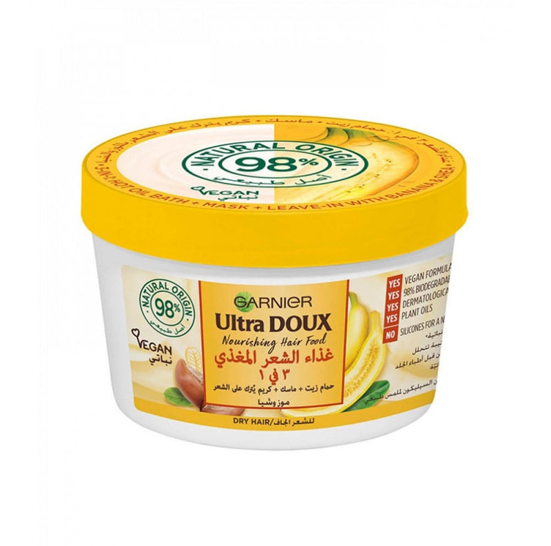 Garnier Ultra Doux Nourishing Banana Hair Mask 3-in-1 390ml