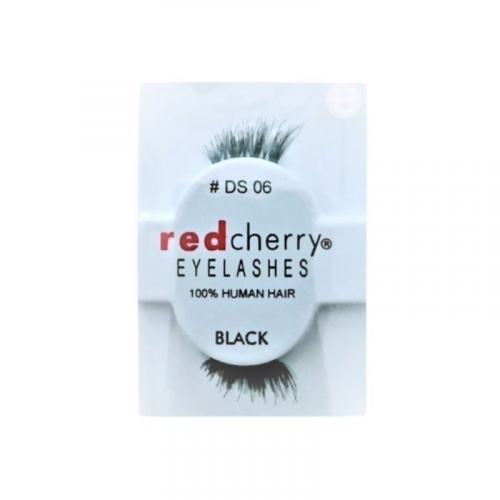 Red Cherry DS 06 False Eyelashes, 100% Natural Hair, Black