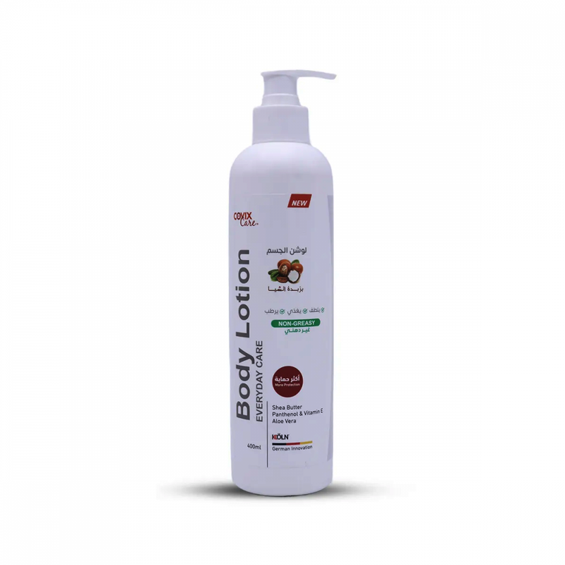 Covix Body Lotion with Shea Butter, Deep Hydration, 400ml