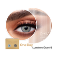 Daily Contact Lenses Lumière Gray Gold-3 Natural Beauty Dahab 10 Pack