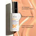 Facial Moisturizer with SPF 50 Mineral Smart Blend Image Skincare 48g