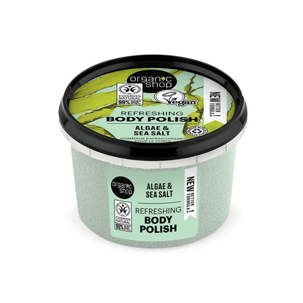 Body Scrub Seaweed Sea Salt Exfoliating Organic Shop 250ml