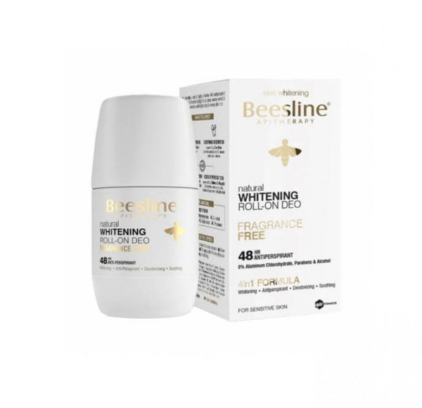 Fragrance-Free Deodorant Roll-On for Sensitive Skin - Beesline 50ml
