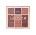 Revolution Ultimate Nudes Light Eyeshadow Palette, 9 Shades, 9g