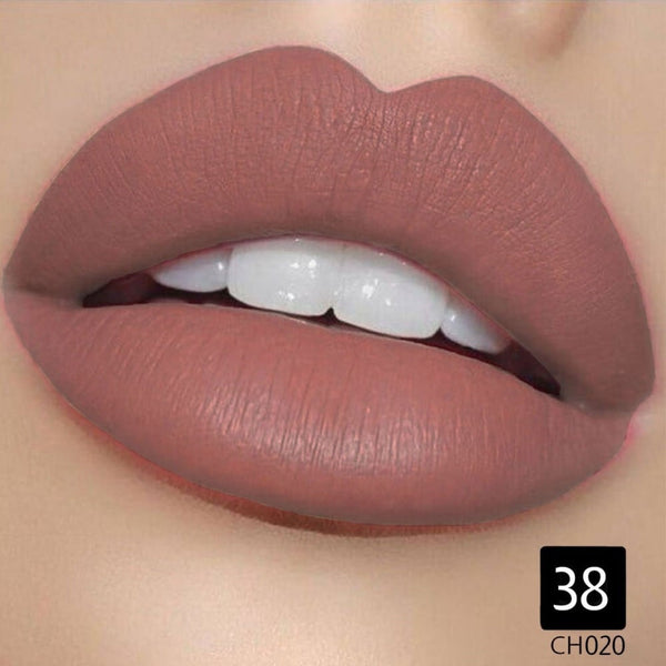 Christine Matte Lipstick High Coverage Long-Lasting Berry No. 38