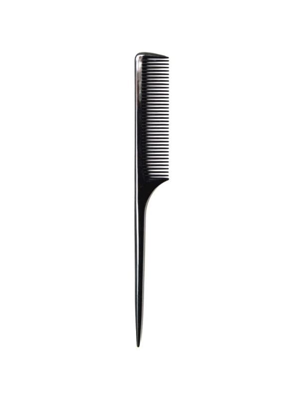 Salon System Hair Styling Comb with Metal Handle