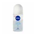 Nivea Women's Fresh Natural Roll-On Deodorant 48-Hour Protection 50ml