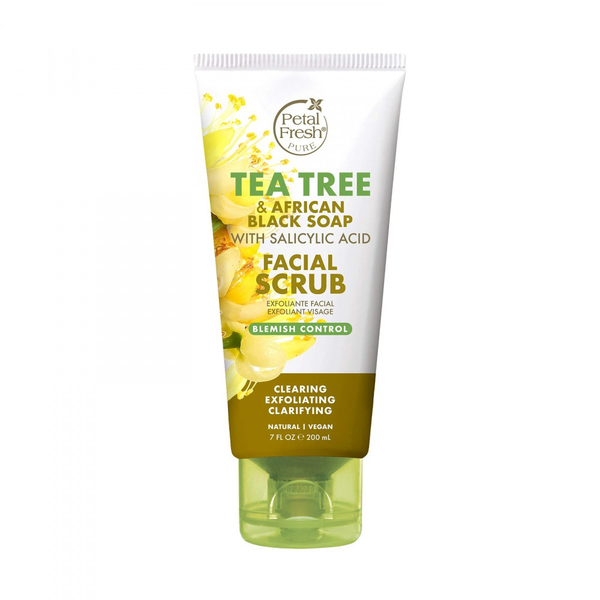 Petal Fresh Tea Tree and African Black Soap Facial Scrub