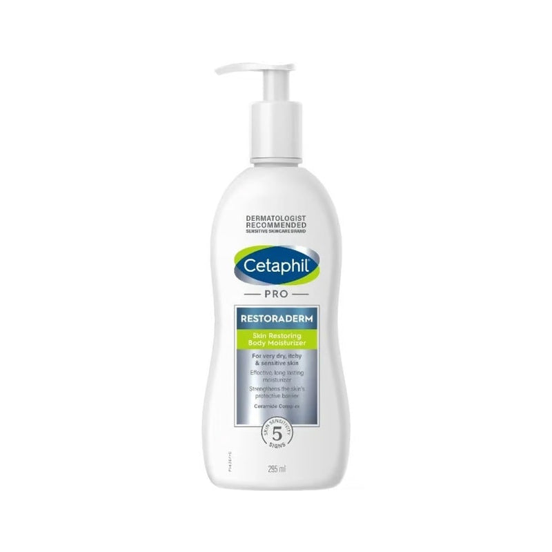 Cetaphil Restoraderm Body Moisturizer with Ceramides and Niacinamide, 295 ml