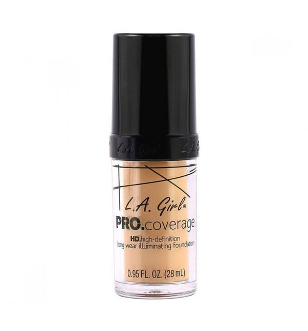La Girl Pro Coverage Illuminating Liquid Foundation 644 Natural