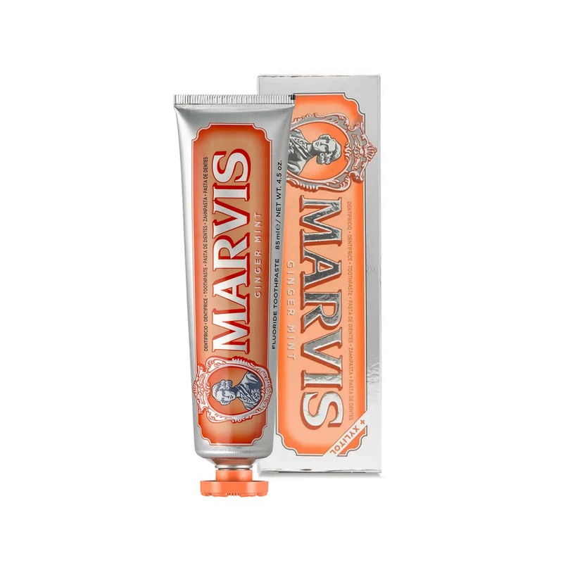 Marvis Ginger & Mint Toothpaste, Fluoride Formula, 85ml