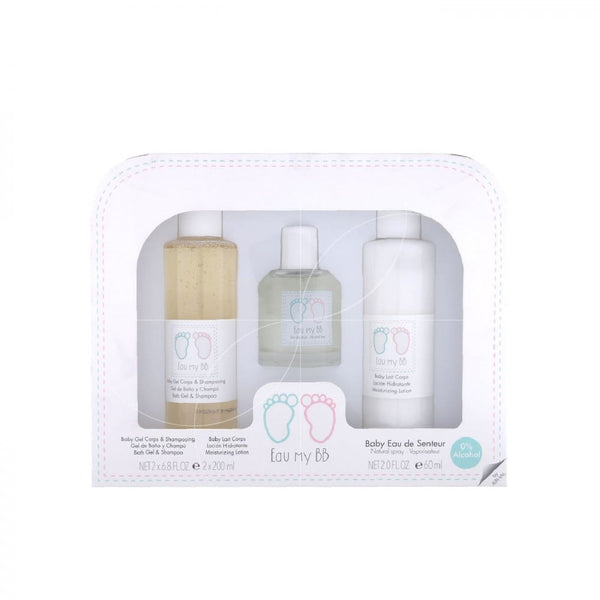 O My Baby Baby Set Eau de Toilette 60ml, Body Lotion 200ml, Shower Gel 200ml