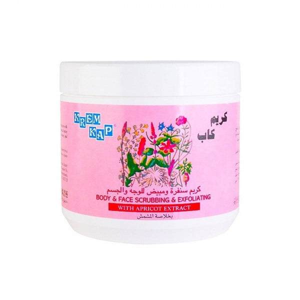Cream Cap Facial and Body Exfoliating Brightening Cream Apricot Extract 500g