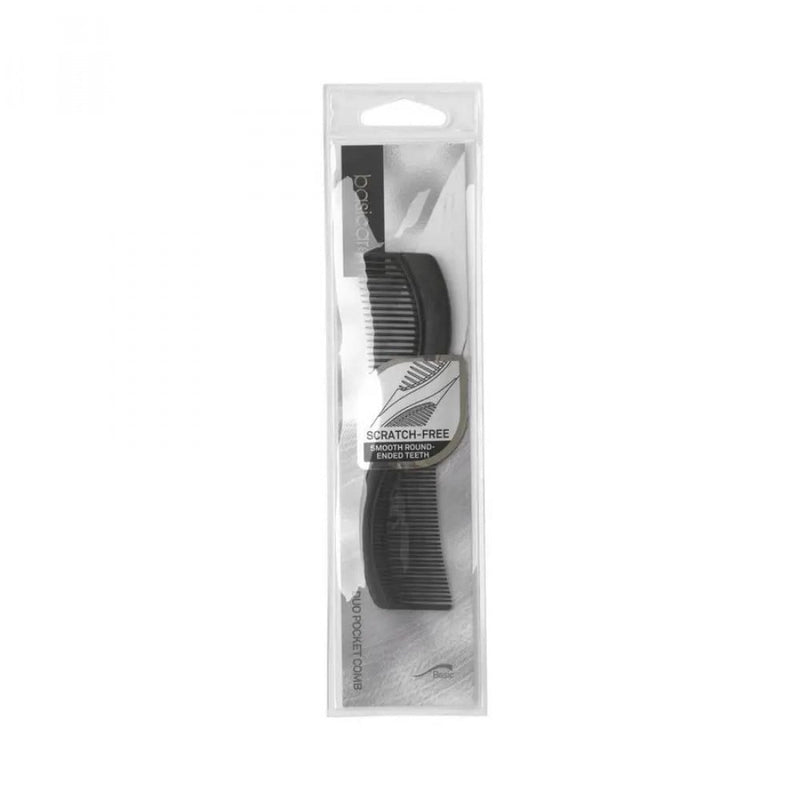 Basicare Double Hair Comb Black 3705