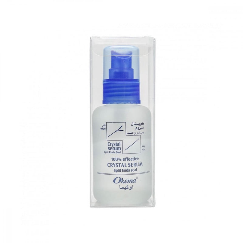 Okema Crystal Hair Serum for All Hair Types, Blue, 60ml