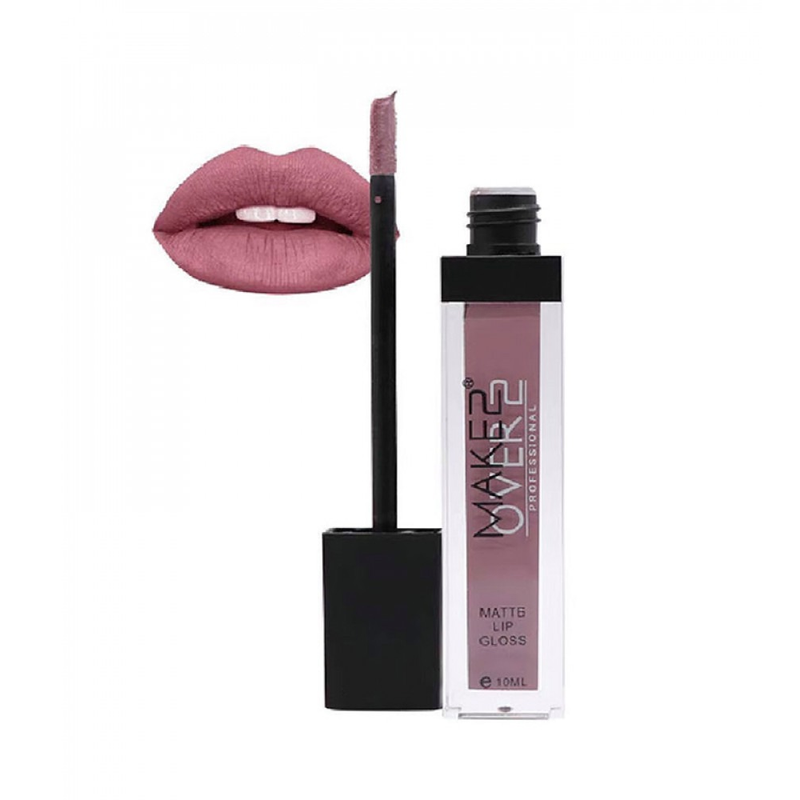 Make Over 22 Matte Lip Gloss NM010 Fluid Texture 8-Hour Wear