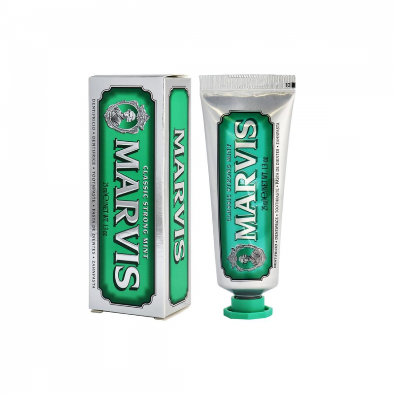 Marvis Mint Toothpaste with Fluoride for Fresh Breath and Cavity Prevention, 25ml