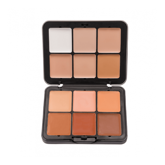Make Over 22 Creamy Concealer Kit, 12 Shades, Contour and Conceal, CC01