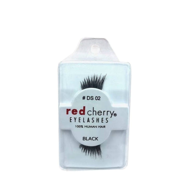 Red Cherry False Eyelashes DS 02 Volumizing Lengthening Strip Lashes