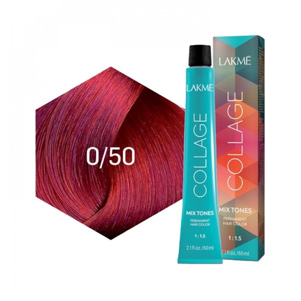 Lakme Permanent Hair Color, Mahogany 0.50, 60ml with Gray Coverage