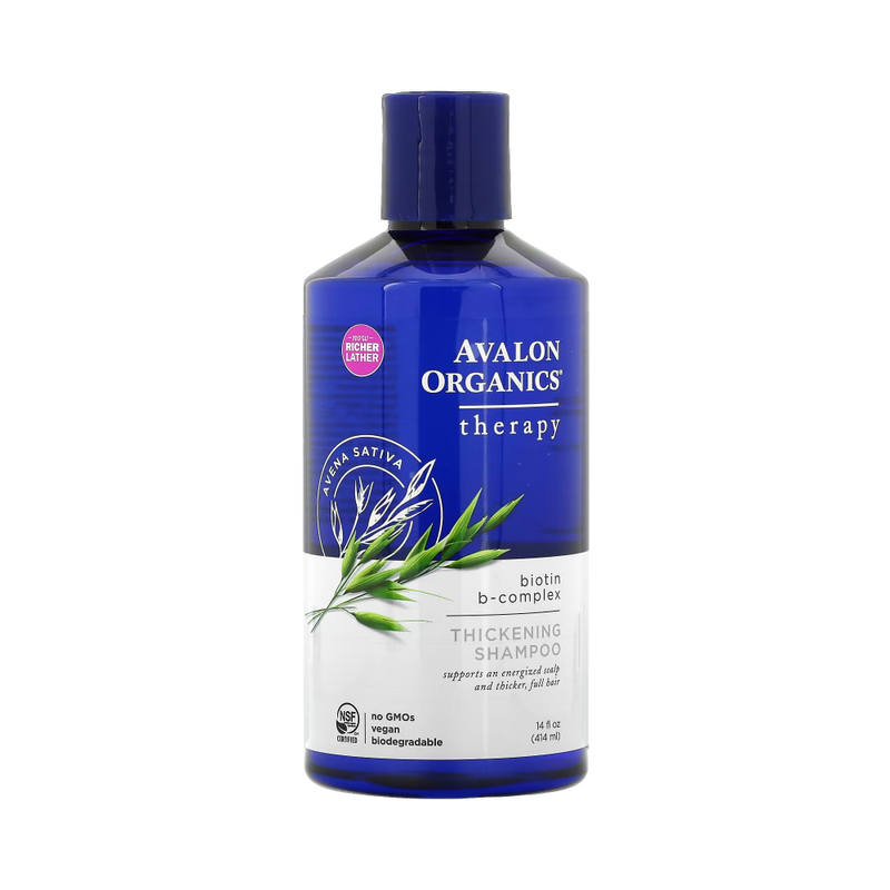Avalon Organics Biotin B Complex Volumizing Shampoo Tea Tree and Mint 414 ml
