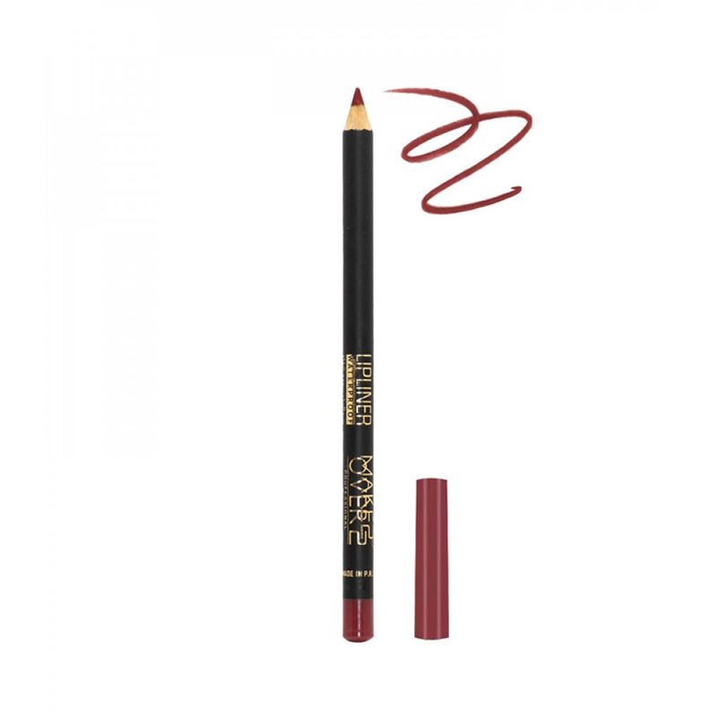 Make Over 22 Lip Liner Pencil LP12, Matte Finish, Long-Lasting