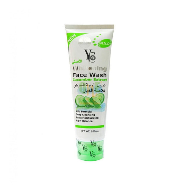 Yc Brightening Facial Wash with Cucumber Extract for Fresh Skin, 100ml