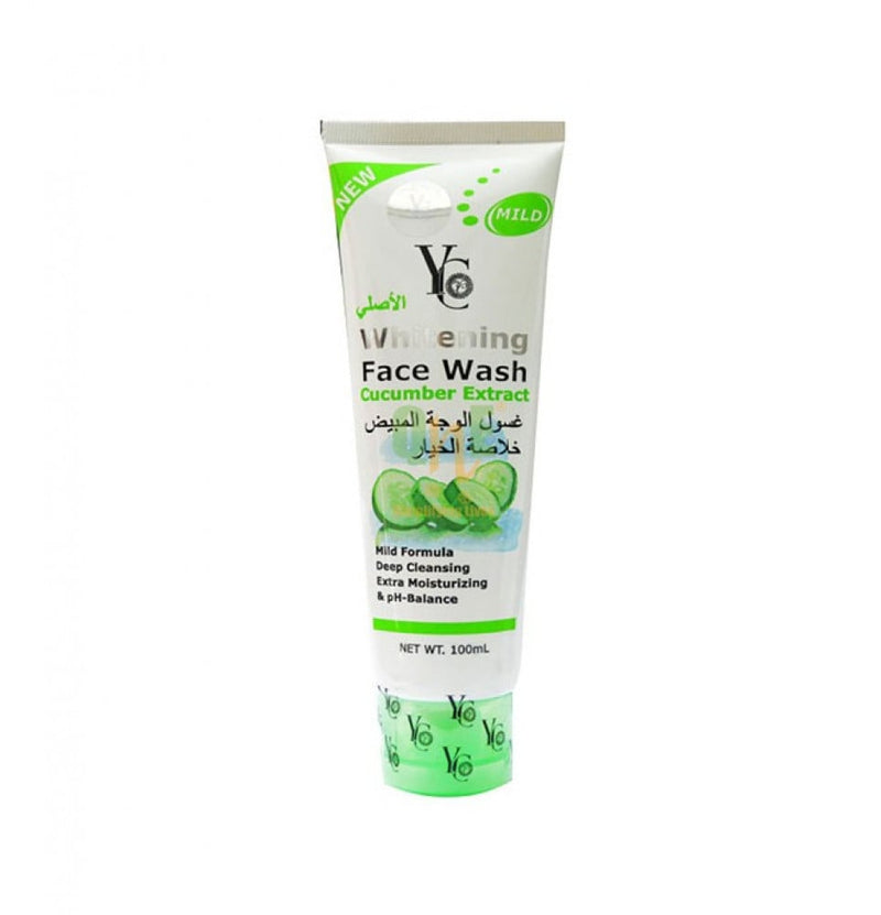 Yc Brightening Facial Wash with Cucumber Extract for Fresh Skin, 100ml