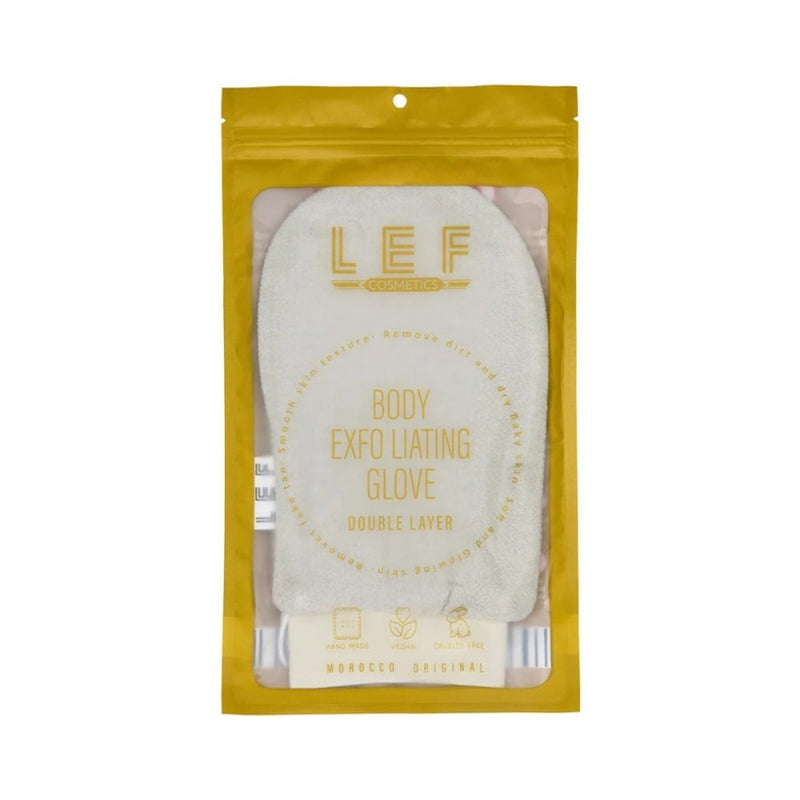 Lef Double-Layer Exfoliating Body Glove for Skin Renewal