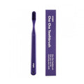 Unpa Cha Cha Toothbrush with Soft Bristles and Bamboo Charcoal, Purple