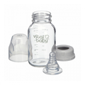 Vital Baby Nurture Glass Feeding Bottle, Wide Neck, 120 ml