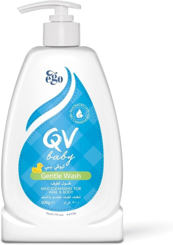 Hair and Body Wash Gentle Cleansing Sensitive Skin QV 500g