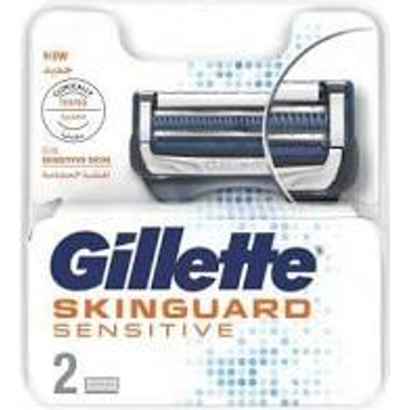 SkinGuard Sensitive Razor Blades Replacement Cartridges Gillette 2 Pcs