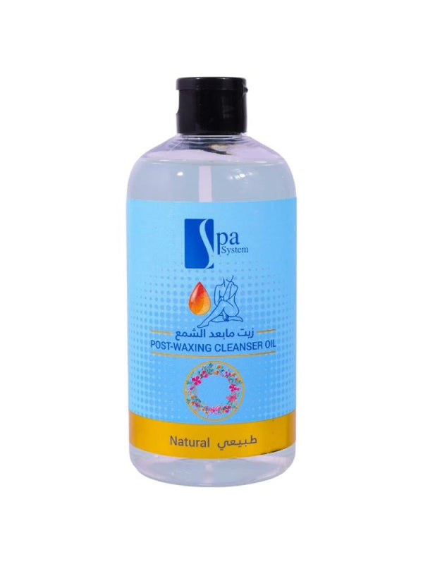 Spa System Post-Wax Cleansing Oil - 400ml - Removes Wax Residues