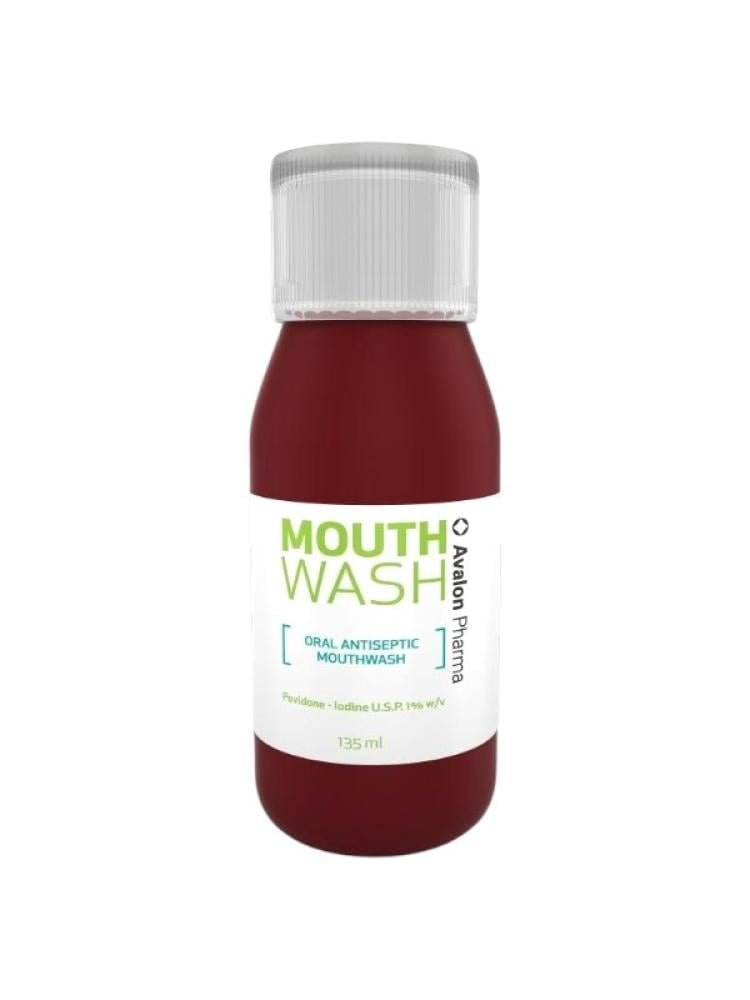 Best Antiseptic Mouthwash for Gums Povidone Oral Care Avalon Pharma 135ml