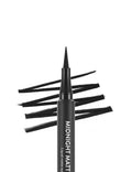 Best Black Liquid Eyeliner Midnight Matte Precise Tip Flormar 1.2ml