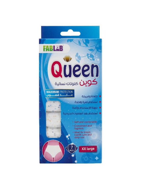 Disposable Underwear for Women XXL FABLAB Queen 7 Pack