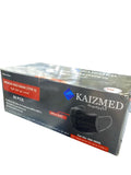 Kazemed 3-Ply Black Medical Face Masks - 50 Count