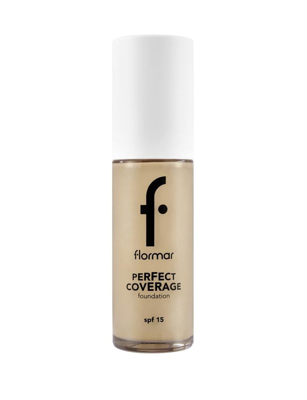 Full Coverage Foundation Soft Beige 102 Moisturising Flormar 30ml