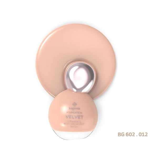 Bogenia Velvet Foundation, Bronze, Matte Finish, Long-Lasting, BG602.012