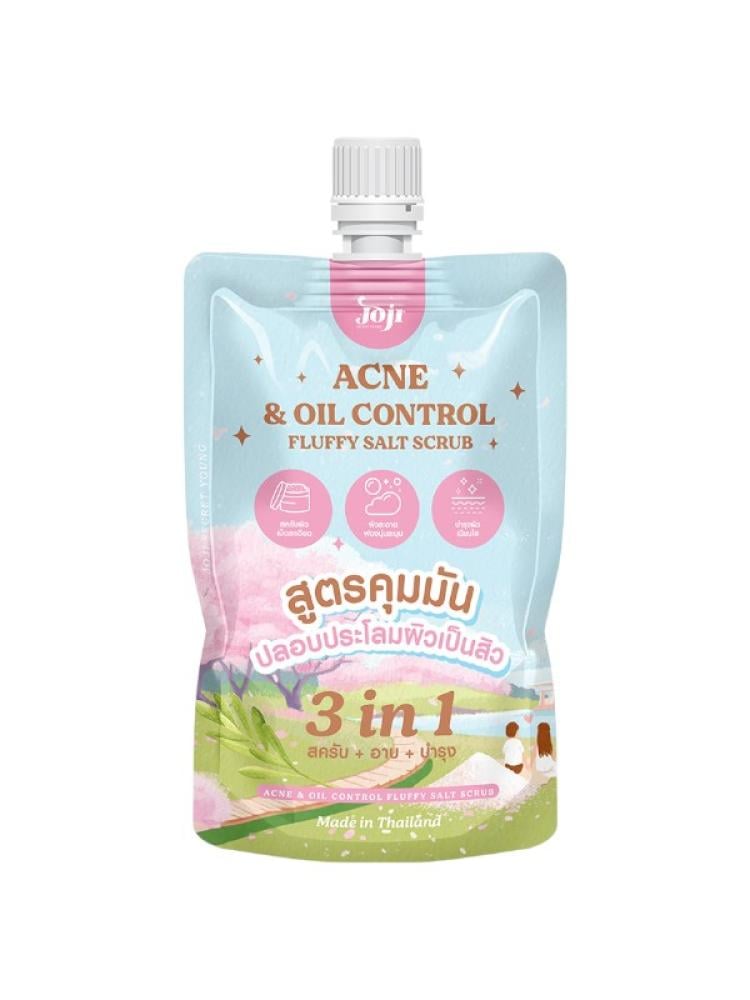 Joji Secret Young 3-in-1 Fluffy Salt Scrub - Oil Control - 350g